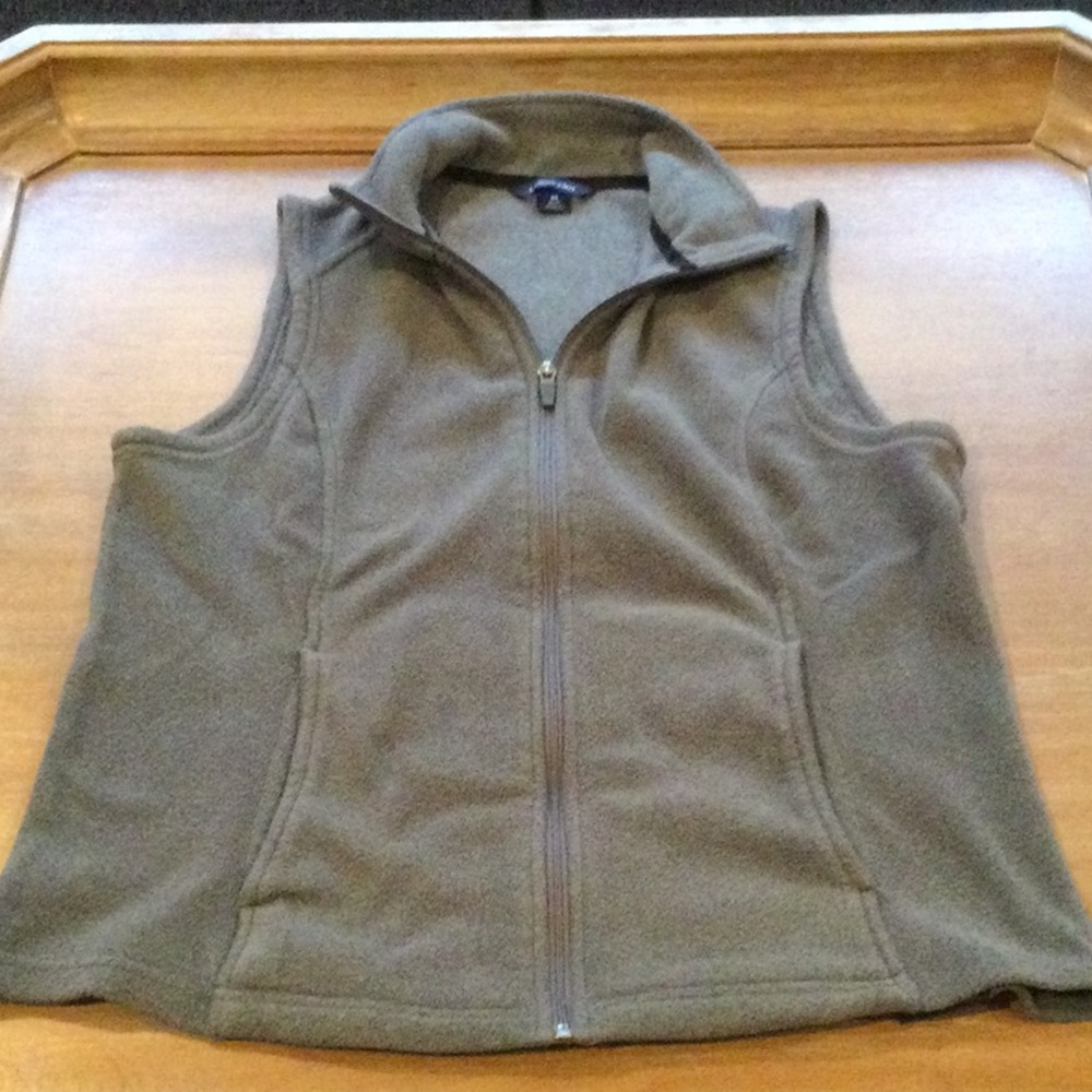 Lands End fleece vest